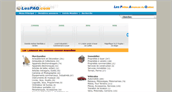 Desktop Screenshot of lespaq.com